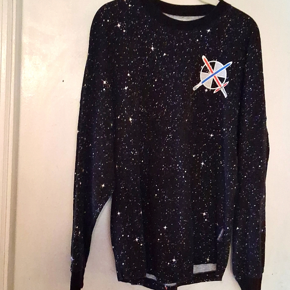 DISNEY PARKS Star Wars Spirit Jersey ADULT MEDIUM The Rise Of Skywalker Crewneck